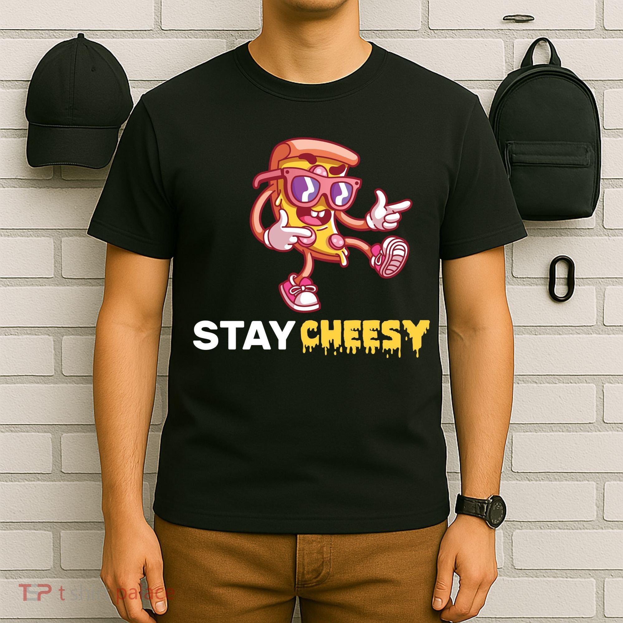 Stay Cheesy Pizza T-Shirt