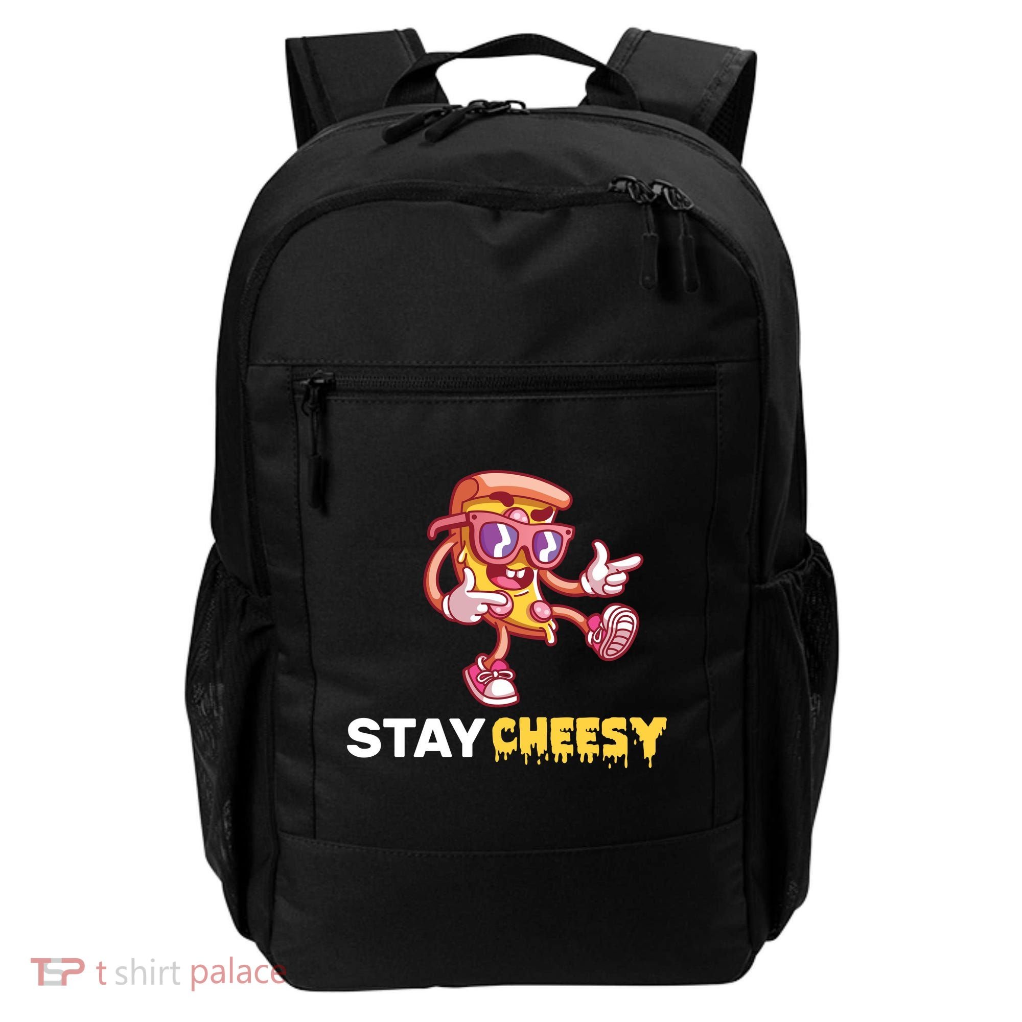 Stay Cheesy Pizza Backpack