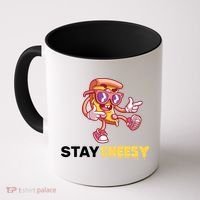 Stay Cheesy Pizza Coffee Mug thumb 0