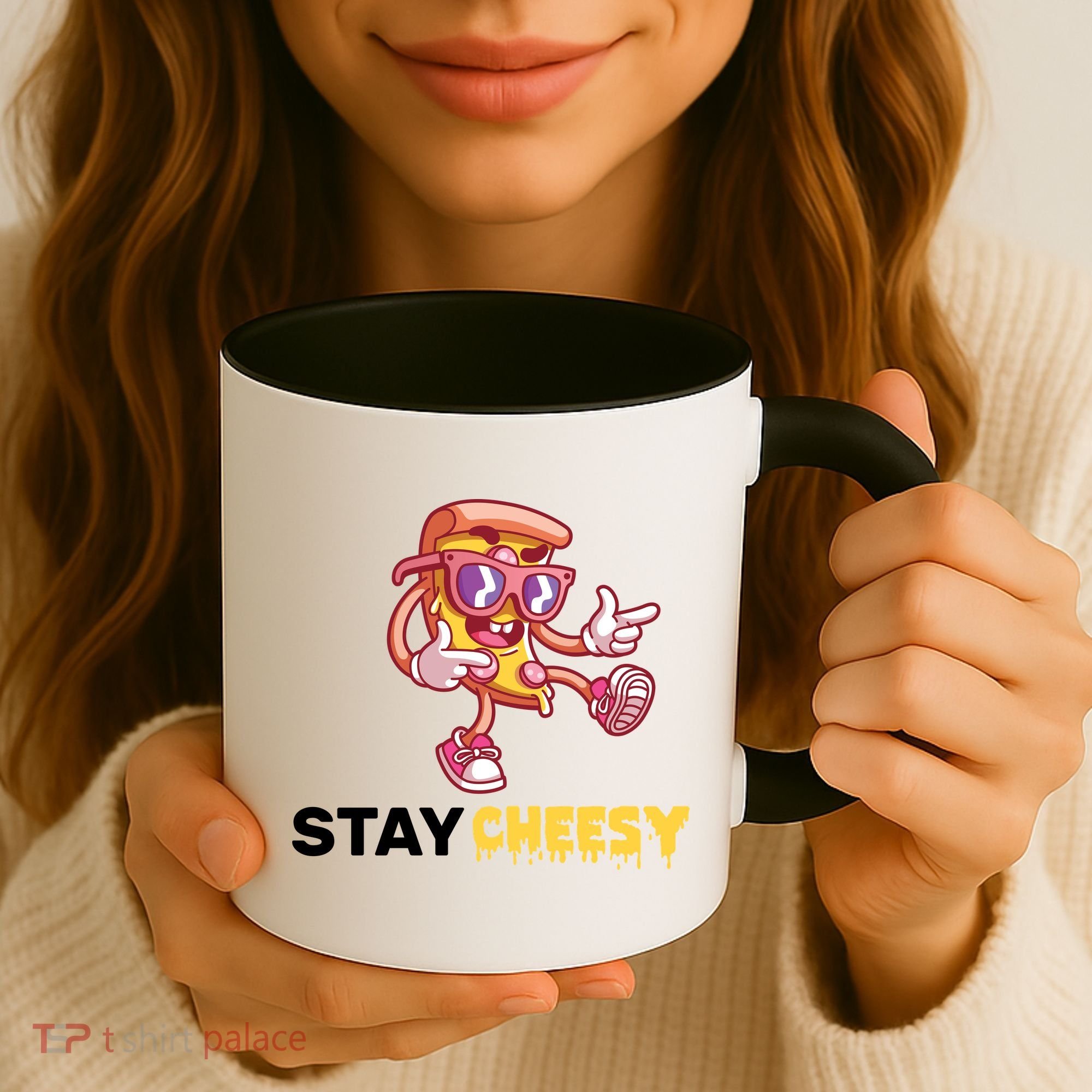Stay Cheesy Pizza Coffee Mug