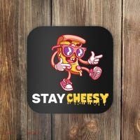 Stay Cheesy Pizza Coaster thumb 0