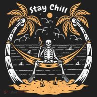 Stay Chill Skeleton Women's Sweatshirt thumb 2