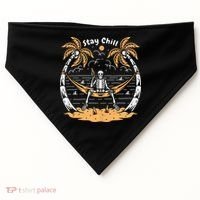 Stay Chill Skeleton USA-Made Doggie Bandana thumb 0