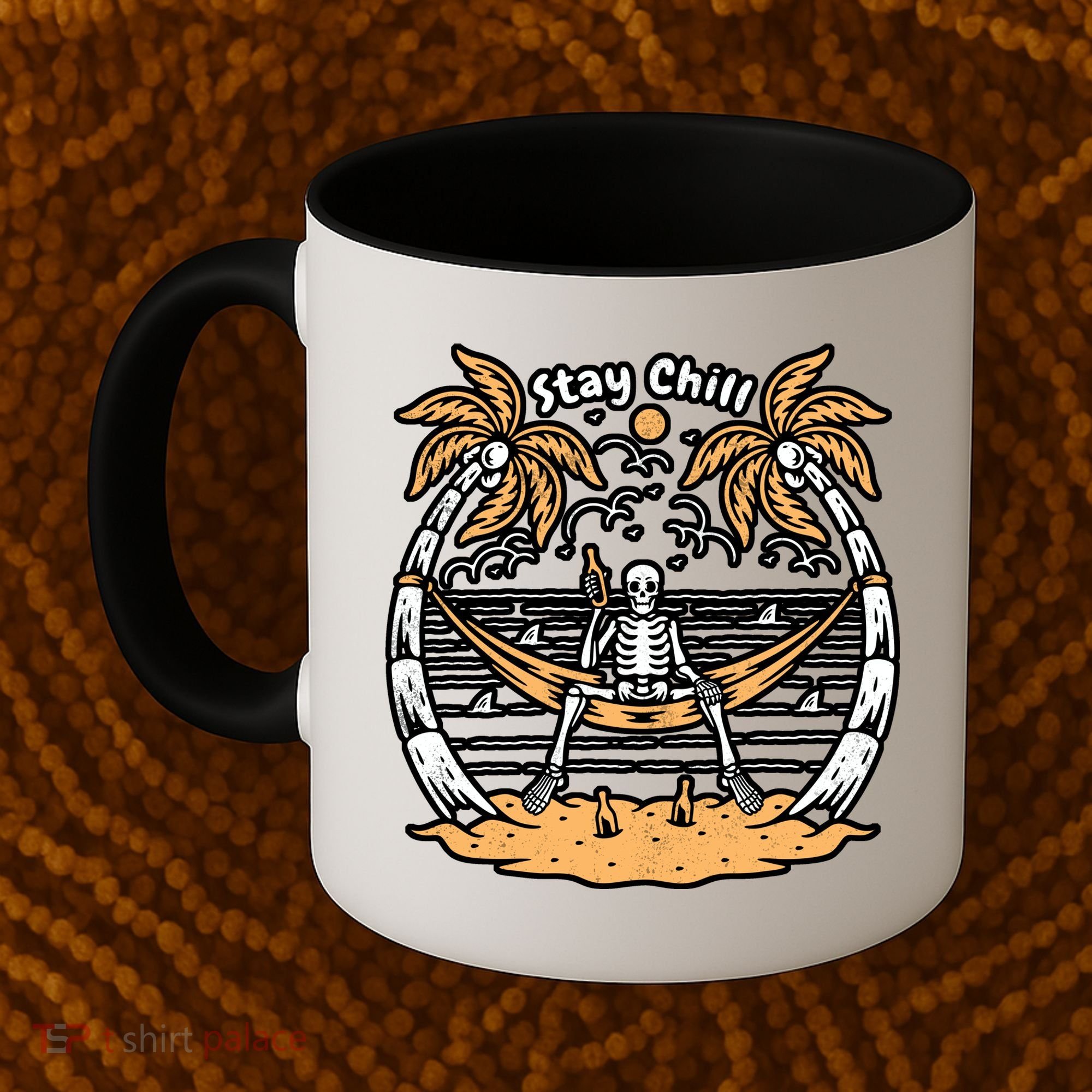 Stay Chill Skeleton Coffee Mug
