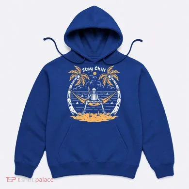 Stay Chill Skeleton Hoodie