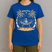 Stay Chill Skeleton T-Shirt thumb 4