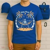 Stay Chill Skeleton T-Shirt thumb 6