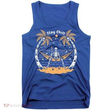 Stay Chill Skeleton Tank Top