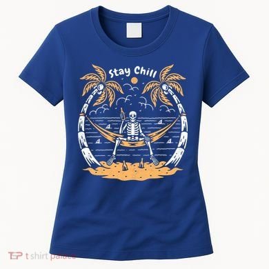 Stay Chill Skeleton Women's T-Shirt