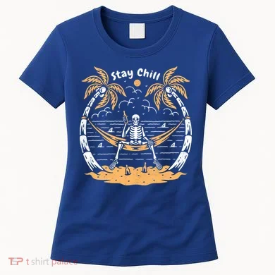 Stay Chill Skeleton Women's T-Shirt