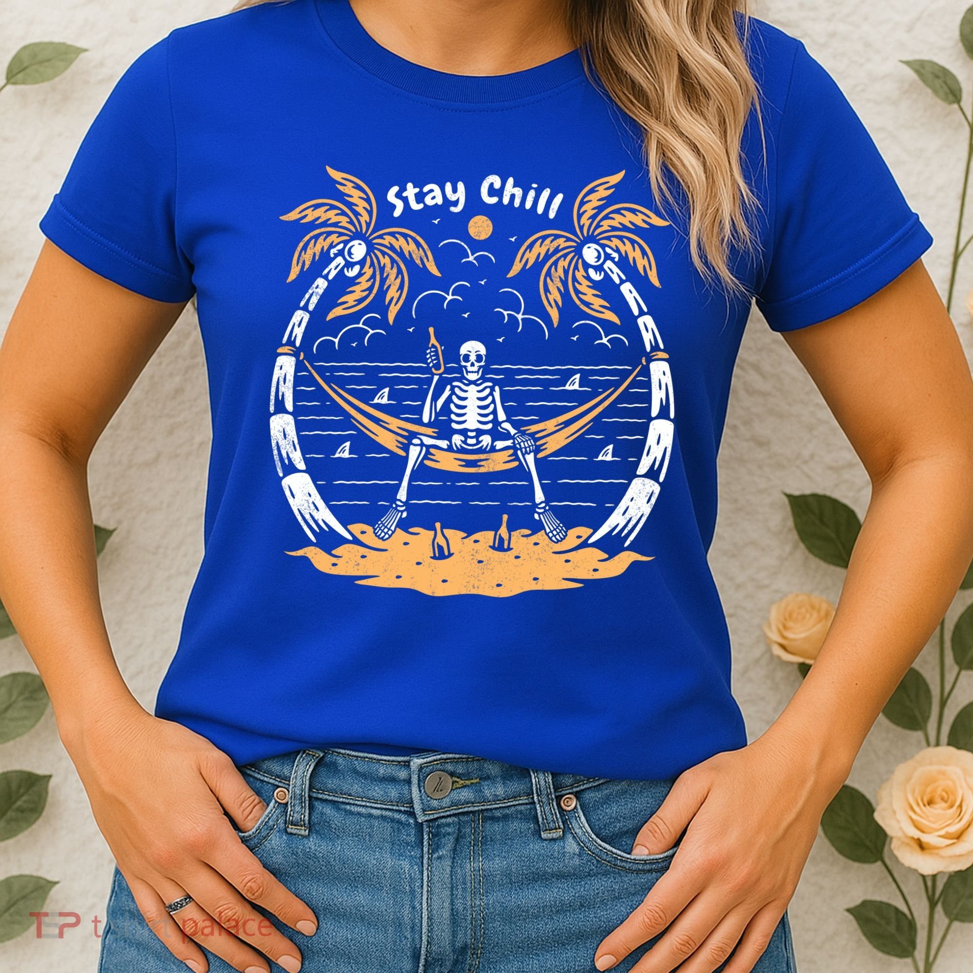 Stay Chill Skeleton Women's T-Shirt