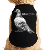 Stay Coo Pigeon Doggie Tank thumb 0