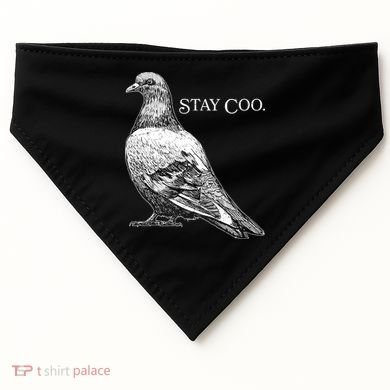 Stay Coo Pigeon USA-Made Doggie Bandana