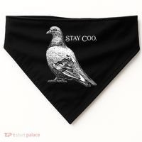 Stay Coo Pigeon USA-Made Doggie Bandana thumb 0