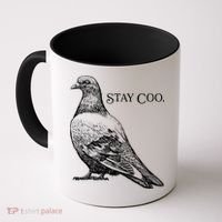 Stay Coo Pigeon Coffee Mug thumb 0