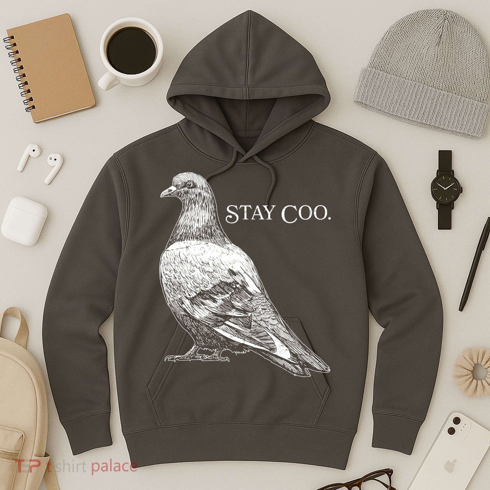 Stay Coo Pigeon Hoodie