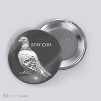 Stay Coo Pigeon Button thumb 0