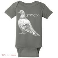 Stay Coo Pigeon Baby Bodysuit thumb 0