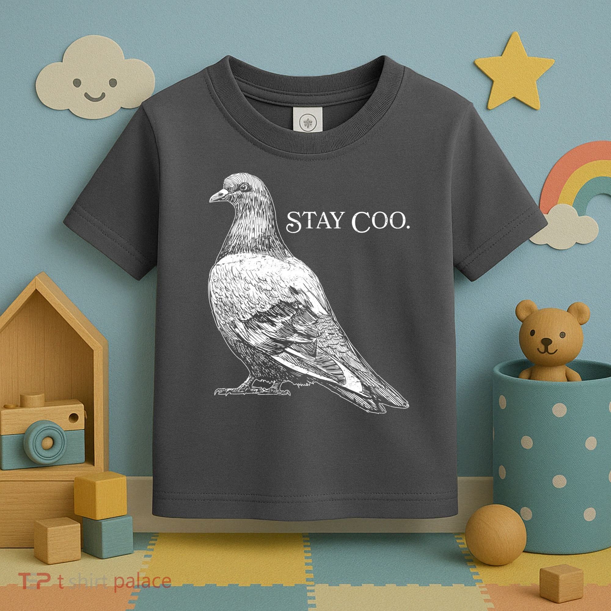 Stay Coo Pigeon Toddler T-Shirt