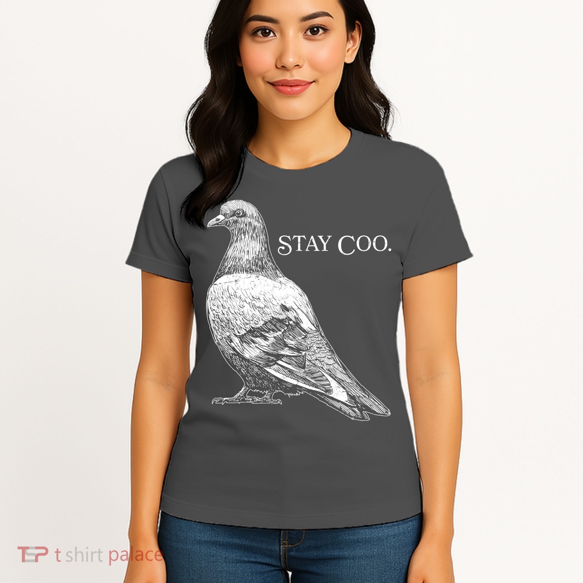Stay Coo Pigeon Women's T-Shirt