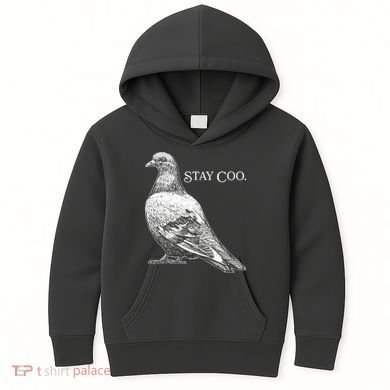 Stay Coo Pigeon Kids Hoodie