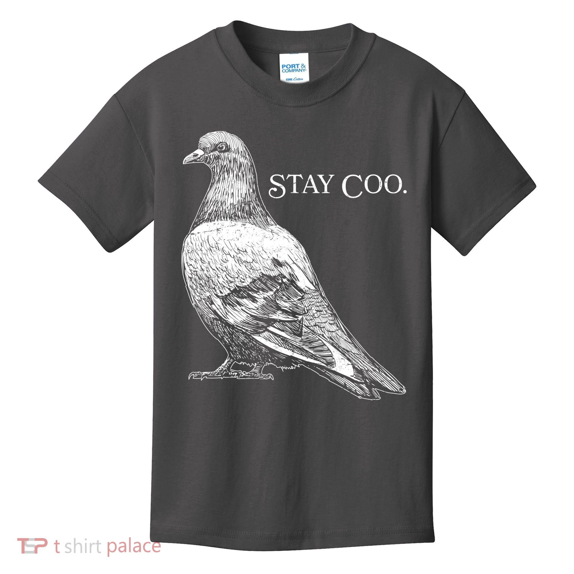 Stay Coo Pigeon Kids T-Shirt