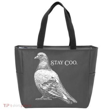 Stay Coo Pigeon Tote Bag