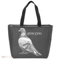 Stay Coo Pigeon Tote Bag thumb 0