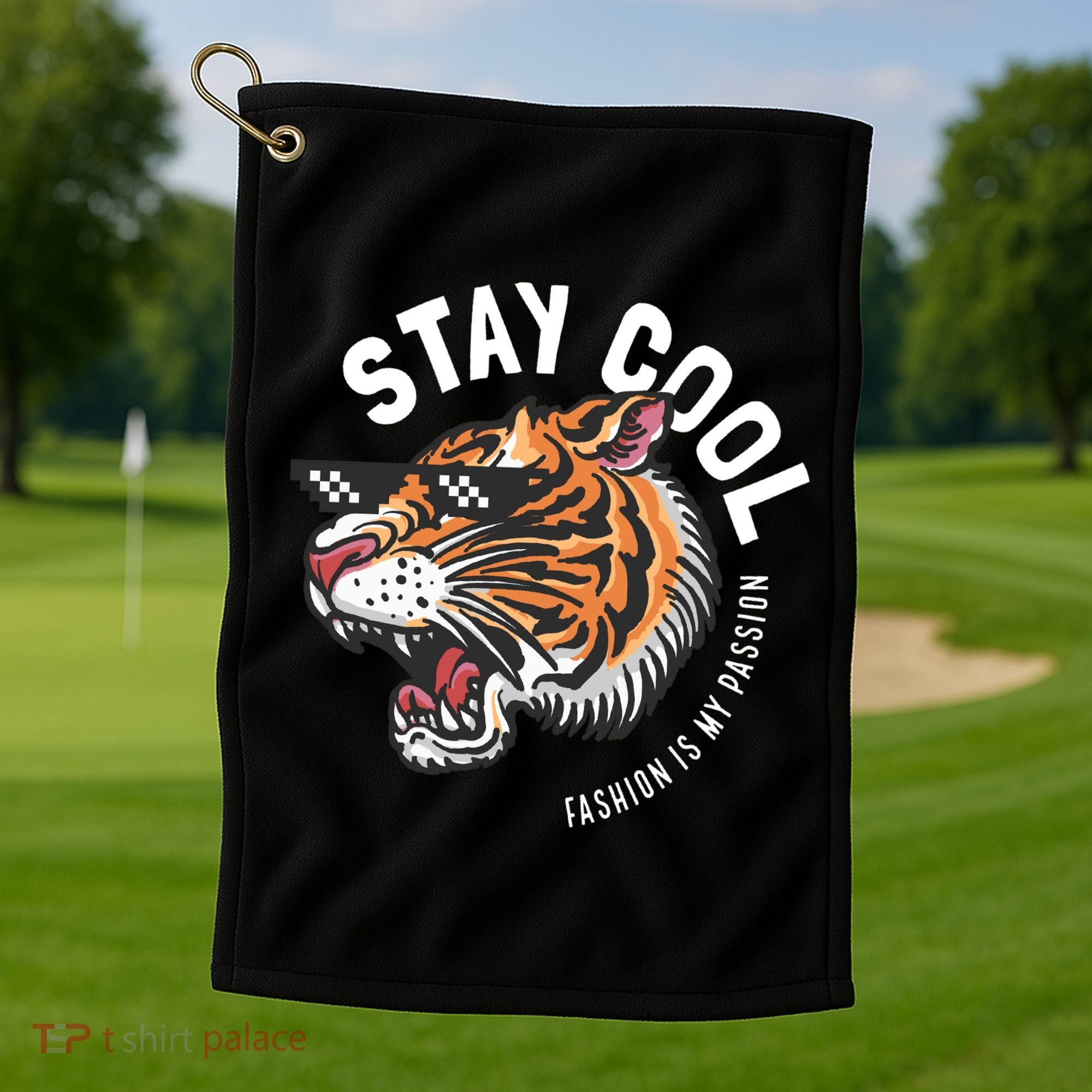 Stay Cool Fashion Is My Passion Golf Towel