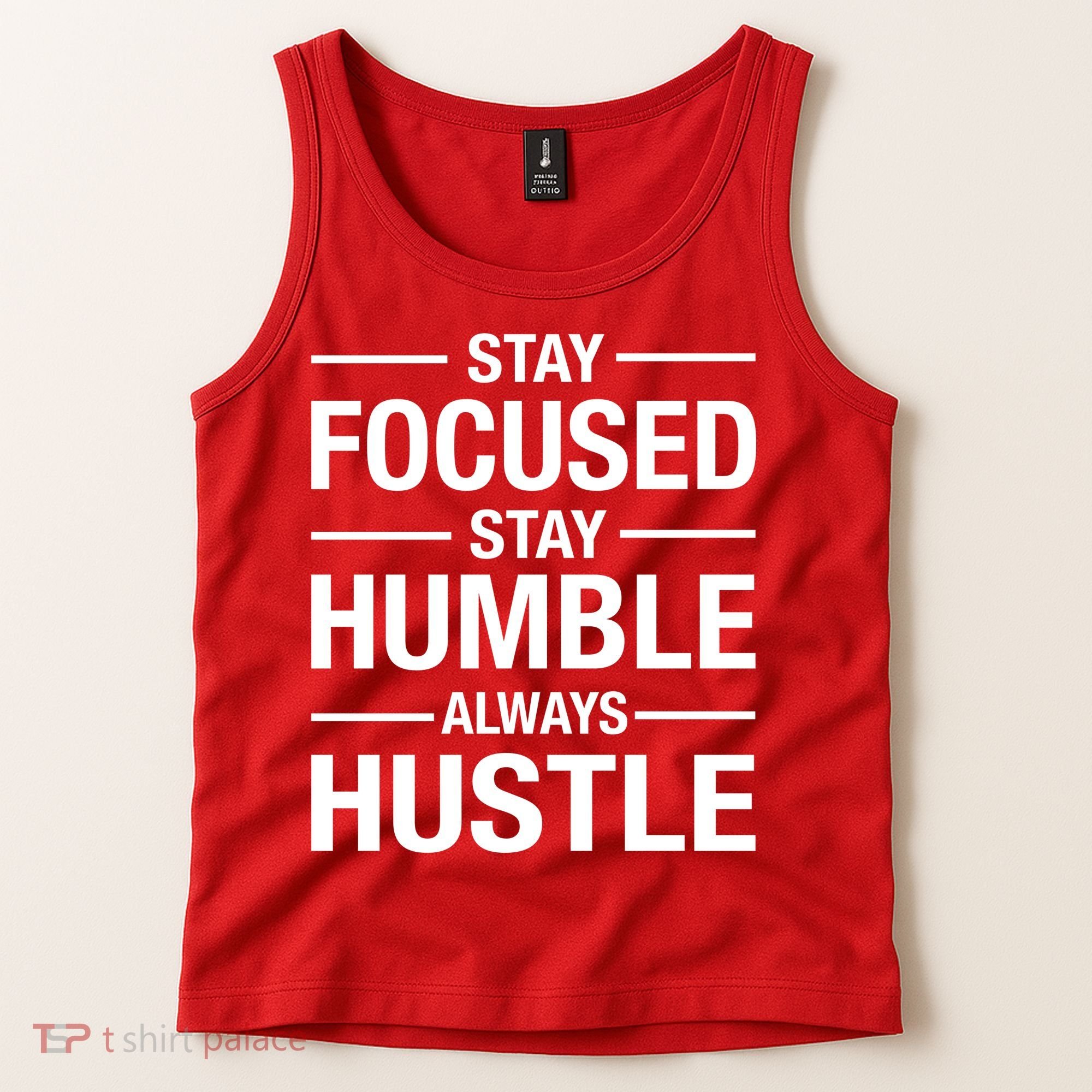 Stay Focused Humble Always Hustle Tank Top