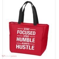 Stay Focused Humble Always Hustle Tote Bag thumb 3