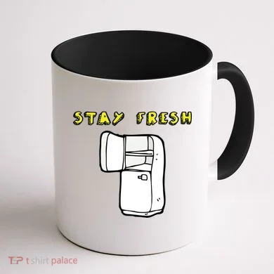Stay Fresh Coffee Mug back