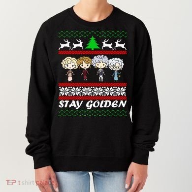 Stay Golden Ugly Christmas Women's Sweatshirt