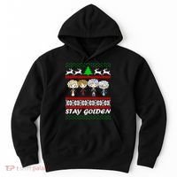 Stay Golden Ugly Christmas Hoodie thumb 0