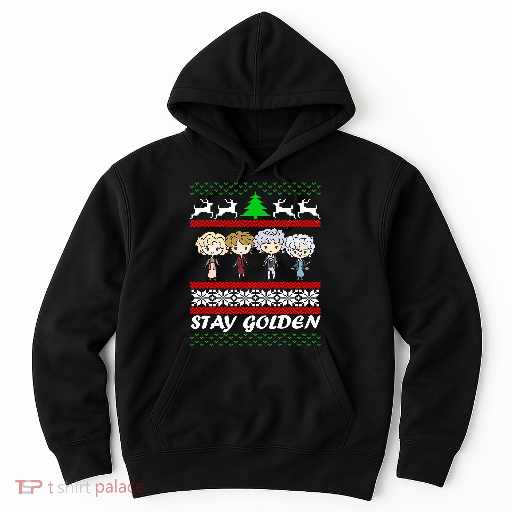 Stay Golden Ugly Christmas Hoodie