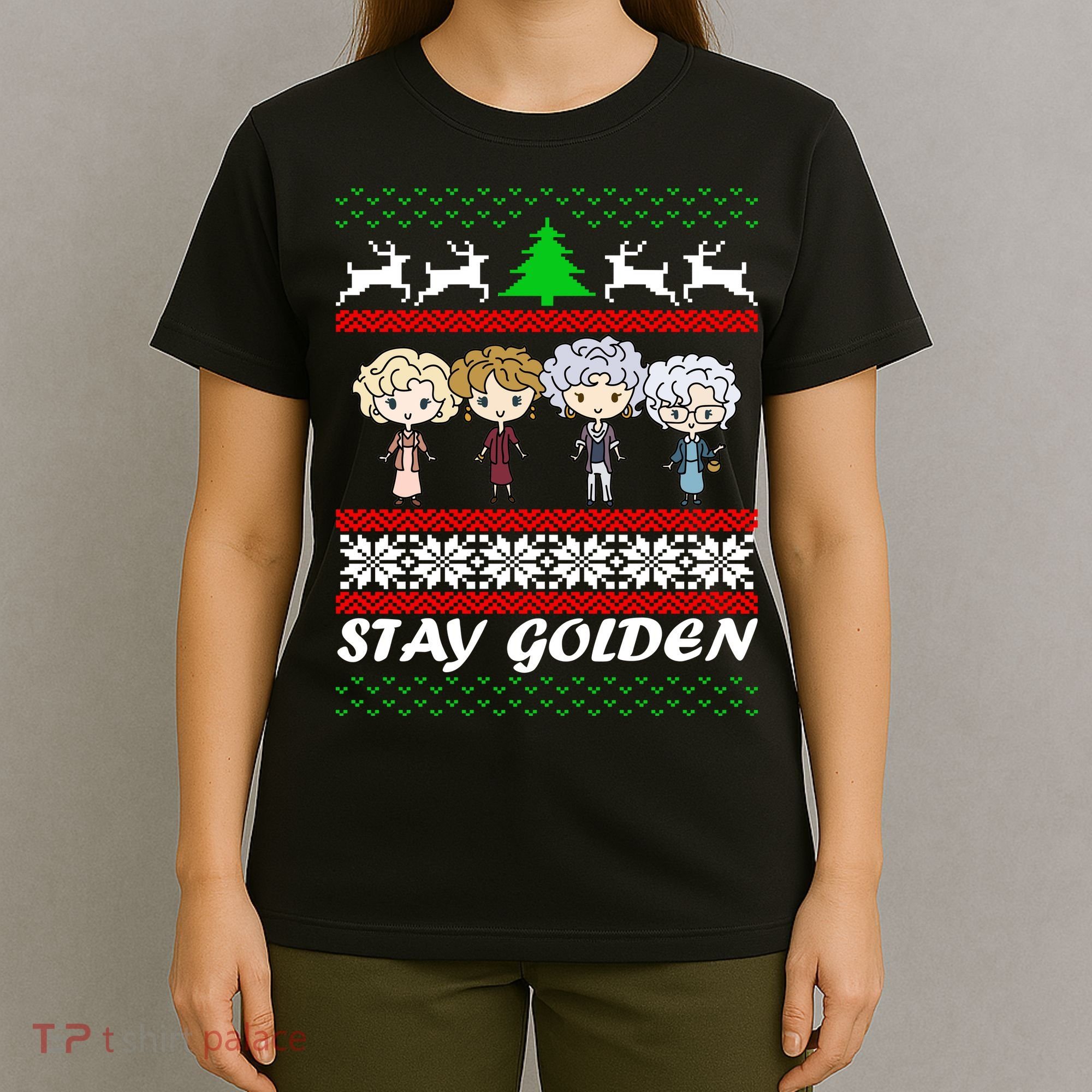 Stay Golden Ugly Christmas T-Shirt