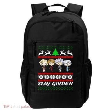 Stay Golden Ugly Christmas Backpack