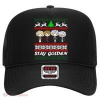 Stay Golden Ugly Christmas Hat thumb 0