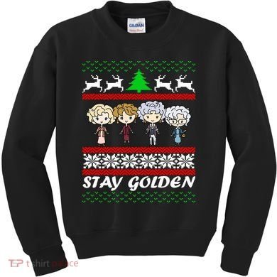 Stay Golden Ugly Christmas Kids Sweatshirt
