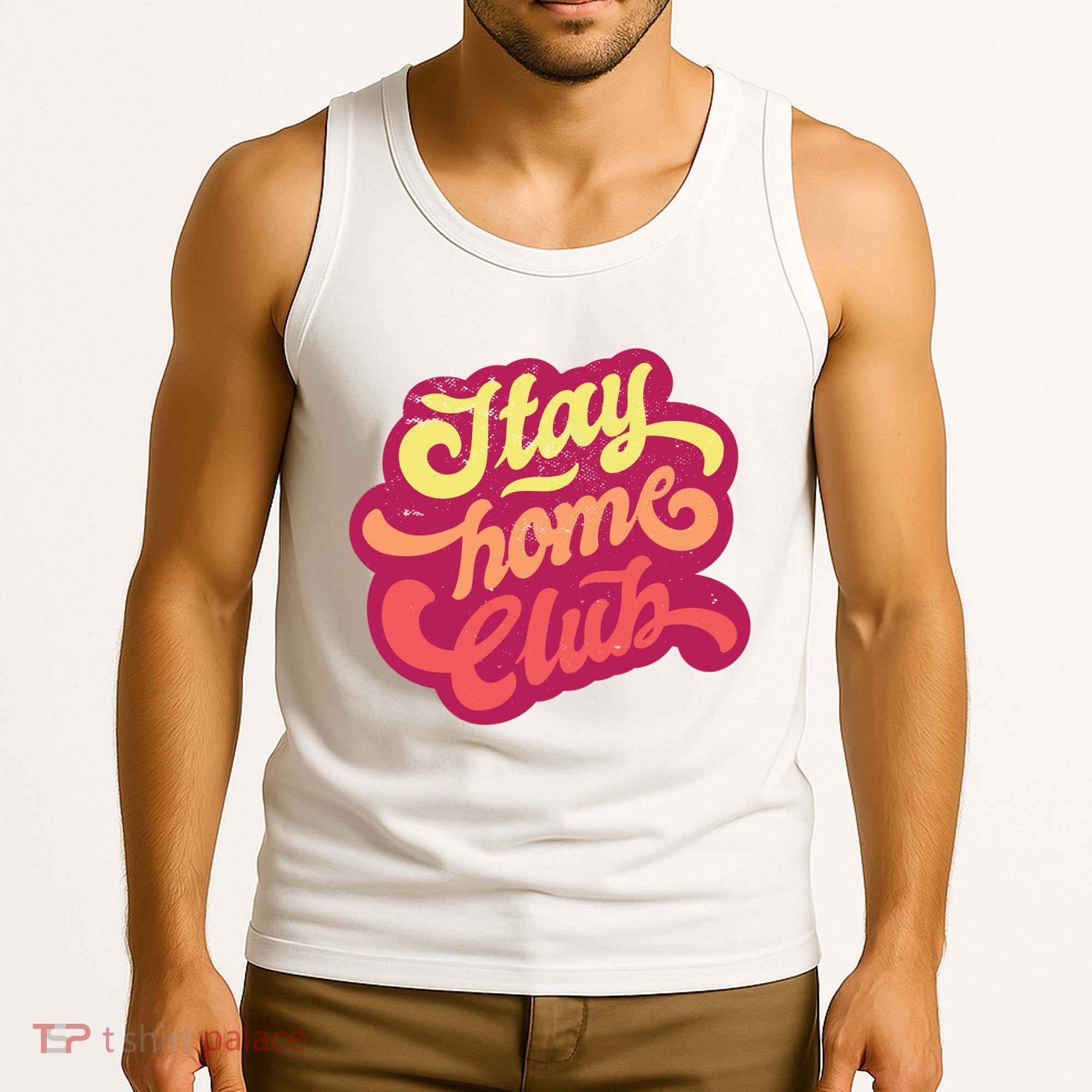 Stay Home Club Tank Top