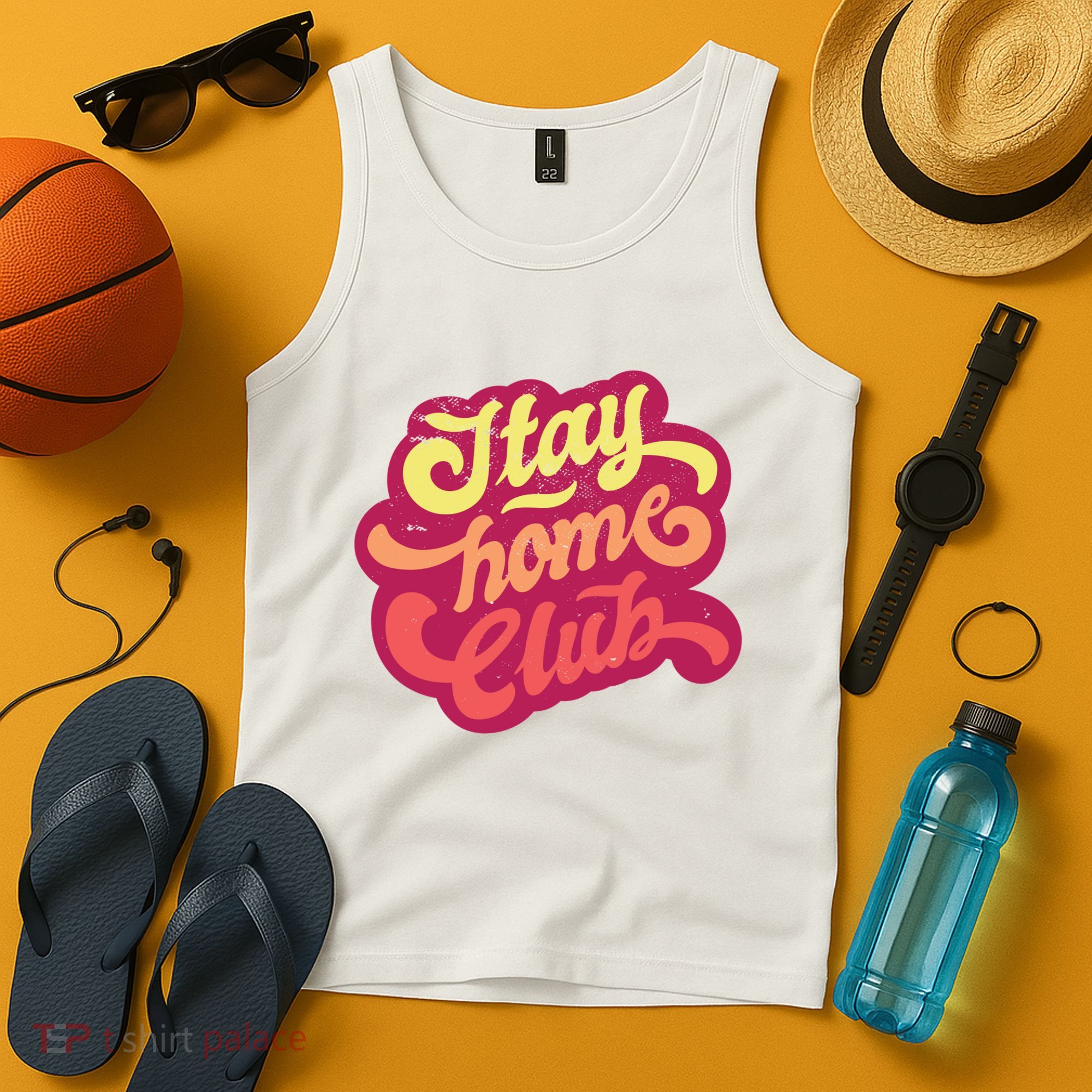 Stay Home Club Tank Top