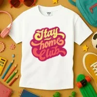 Stay Home Club Kids T-Shirt thumb 3
