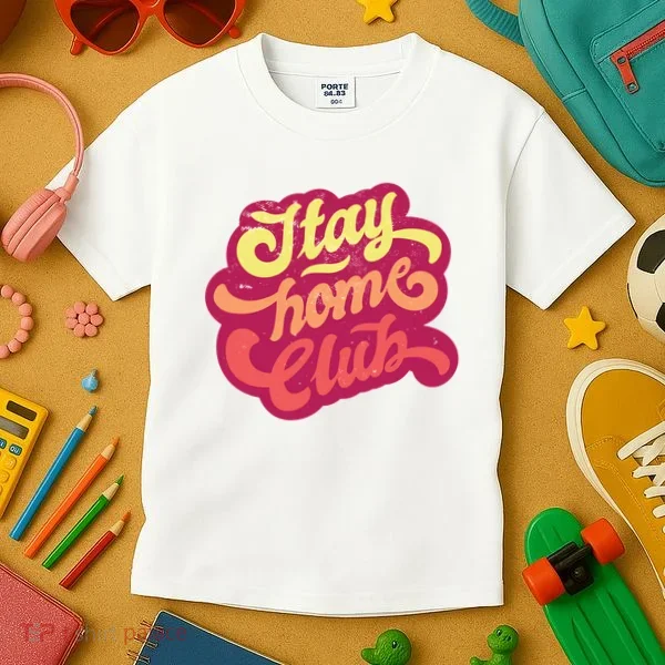 Stay Home Club Kids T-Shirt