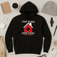 Stay Home Save Lives Global Pandemic Hoodie thumb 3