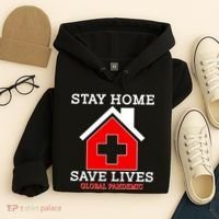 Stay Home Save Lives Global Pandemic Hoodie thumb 4