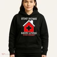 Stay Home Save Lives Global Pandemic Hoodie thumb 5