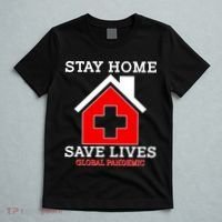 Stay Home Save Lives Global Pandemic T-Shirt thumb 5