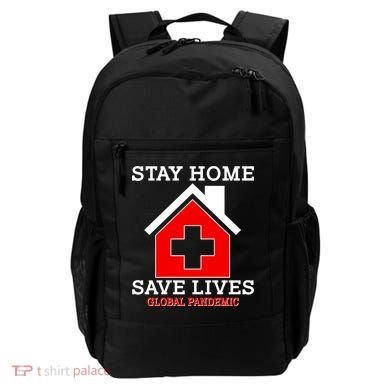 Stay Home Save Lives Global Pandemic Backpack