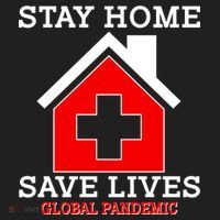 Stay Home Save Lives Global Pandemic Beanie thumb 2