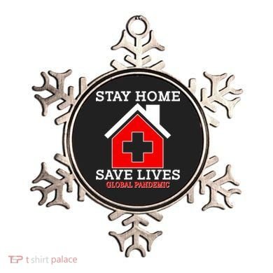 Stay Home Save Lives Global Pandemic Ornament